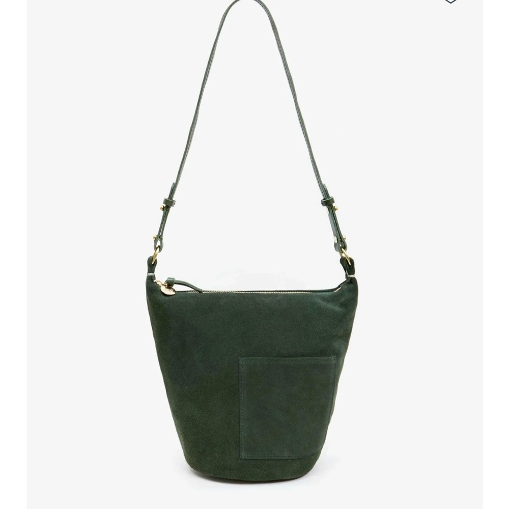 Clare V Petite Jeanne in Loden Suede